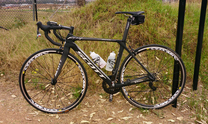 Quite possibly the last 
photo of my Scott Foil with SRAM RED